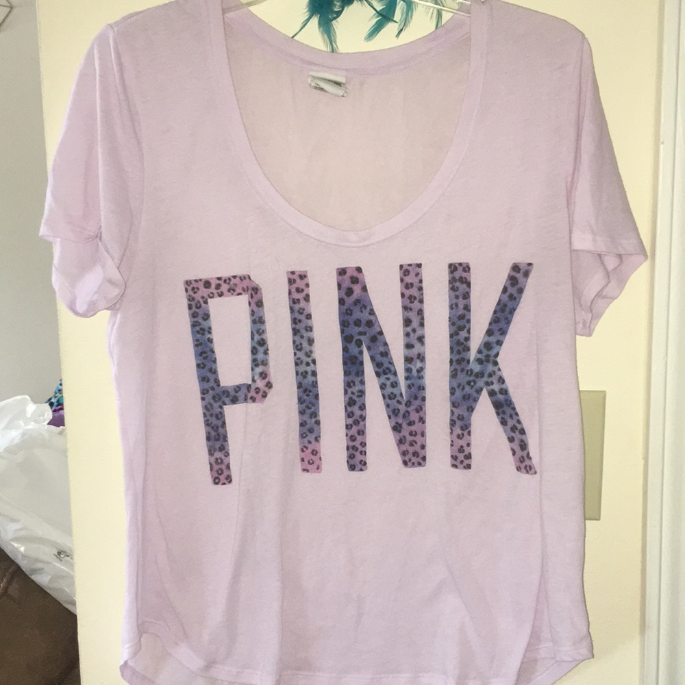 Pink Victoria’s Secret T-shirt. Like new